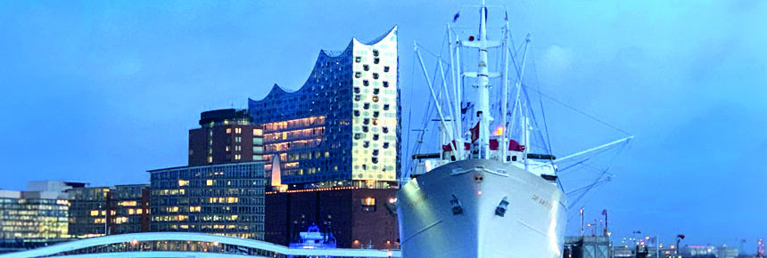 Hamburg am Morgen, Elbphilharmonie